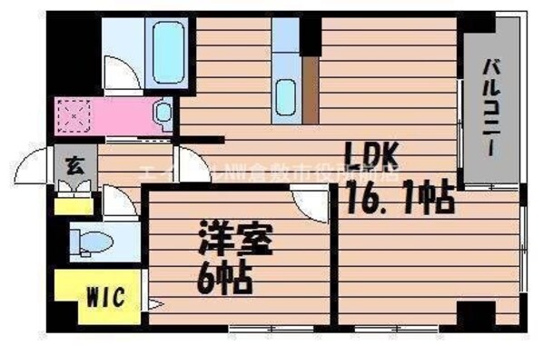 FORTUNA老松の物件間取画像